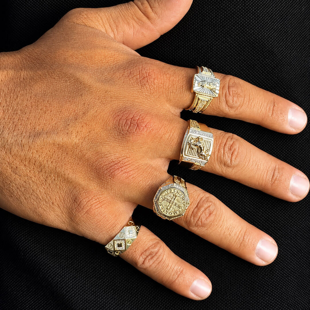 Anillos caballero ORO Nacional