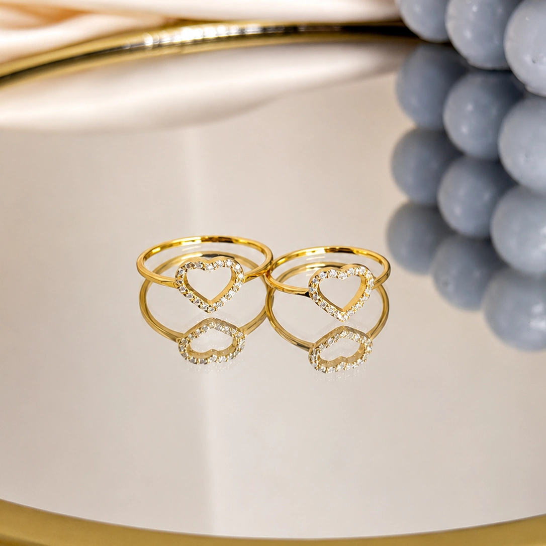 46. ANILLO BORDE CORAZON 1