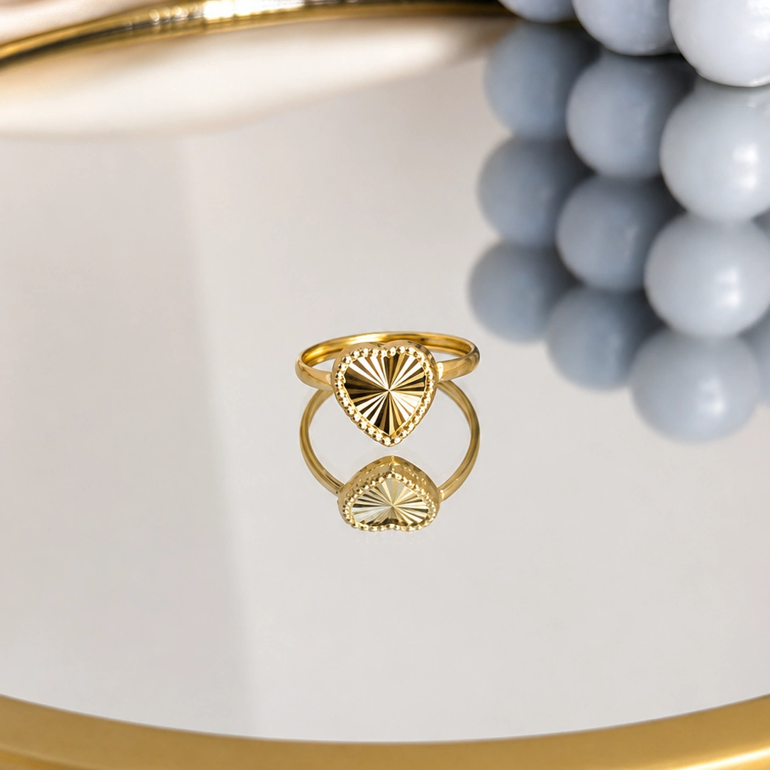 ANILLO CORAZON DIAMANTADO